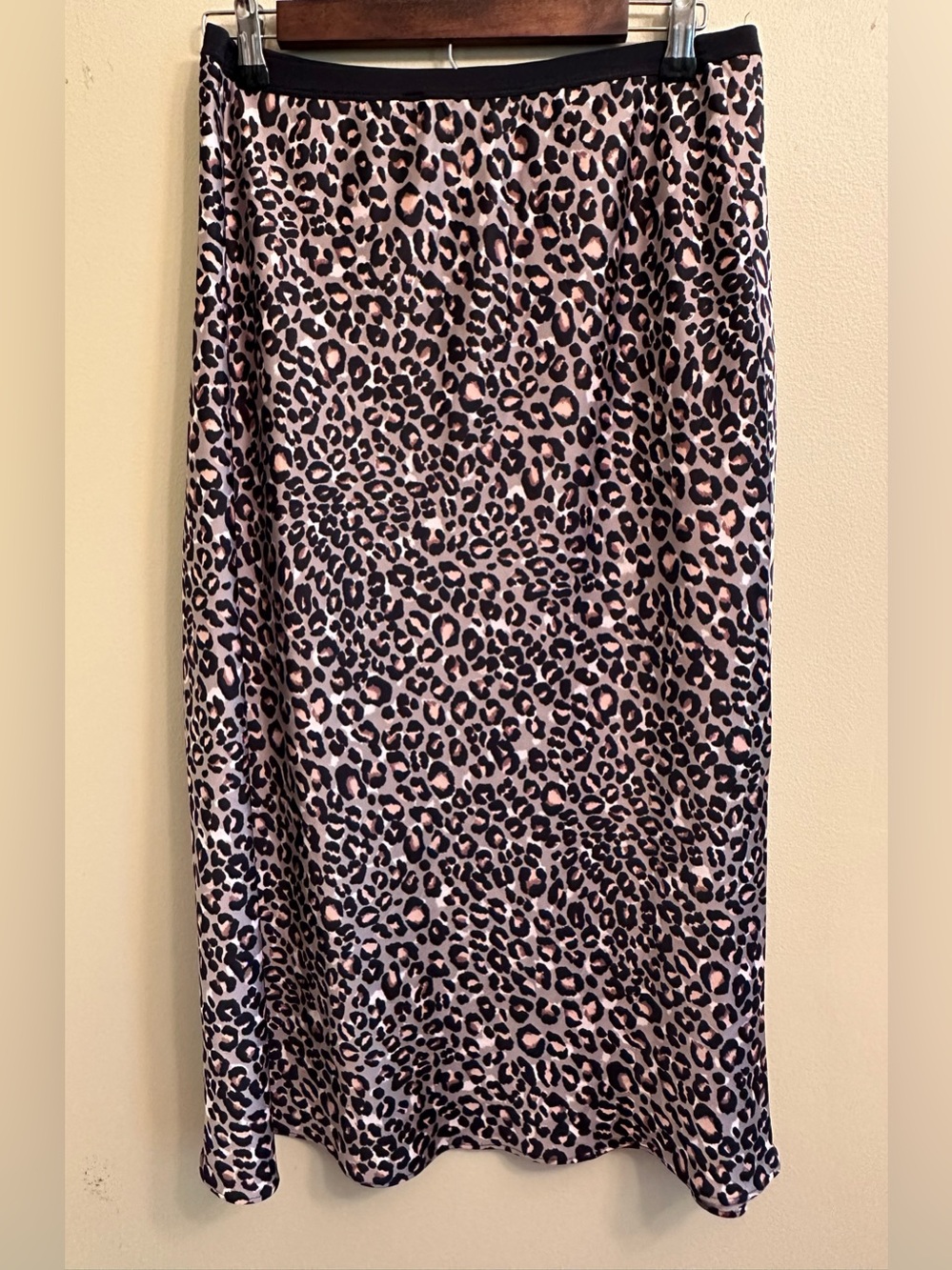 Victoria Secret Y2K Leopard Print Flowy Light Maxi Skirt Pull On Retro 90s- 1084 - Picture 2 of 6